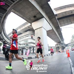 Race photo from SMARTFREN RUN 2026