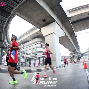 Race photo from SMARTFREN RUN 2026