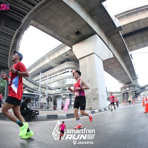 Race photo from SMARTFREN RUN 2026