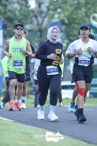 Race photo from Taman Budaya x BOGORUN 2025