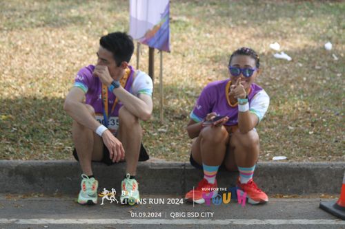 Race photo from BAF LIONS RUN 2024