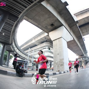 Race photo from SMARTFREN RUN 2026
