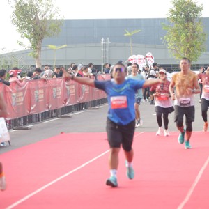 Race photo from KEDIRI HALF MARATHON 2026