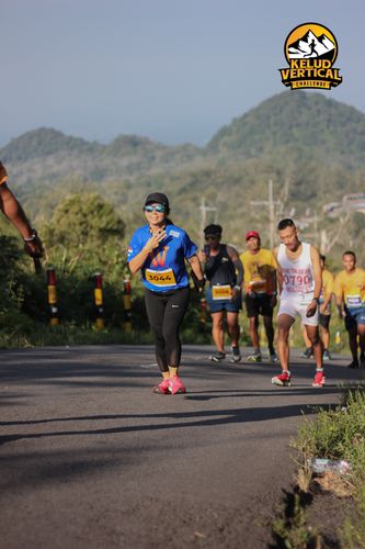 Race photo from Kelud Vertical Challenge 2024