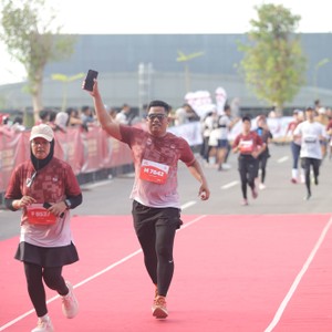 Race photo from KEDIRI HALF MARATHON 2026