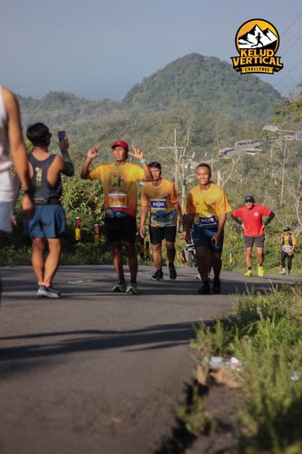 Race photo from Kelud Vertical Challenge 2024