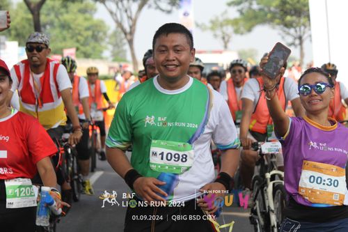 Race photo from BAF LIONS RUN 2024