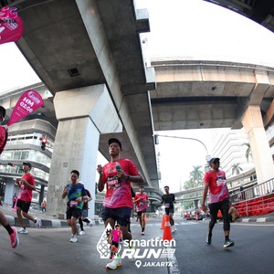 Race photo from SMARTFREN RUN 2026