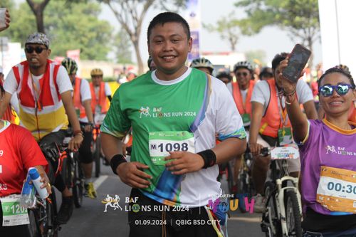 Race photo from BAF LIONS RUN 2024
