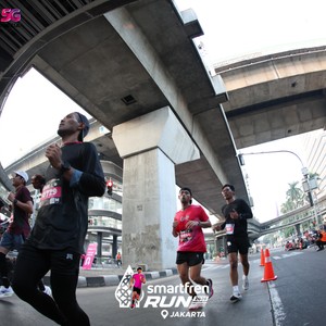 Race photo from SMARTFREN RUN 2026