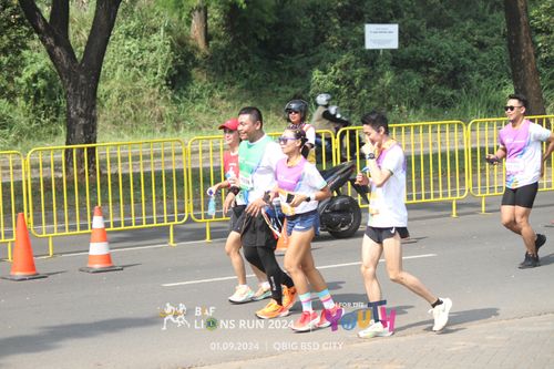 Race photo from BAF LIONS RUN 2024