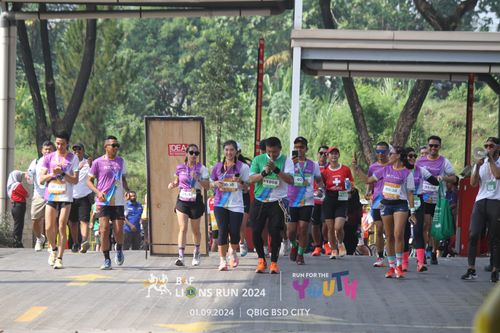 Race photo from BAF LIONS RUN 2024
