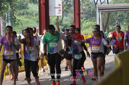 Race photo from BAF LIONS RUN 2024