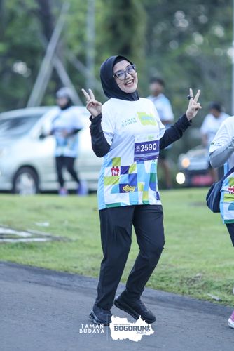 Race photo from Taman Budaya x BOGORUN 2025