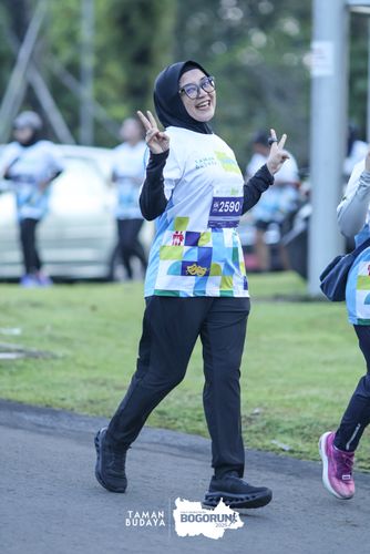 Race photo from Taman Budaya x BOGORUN 2025