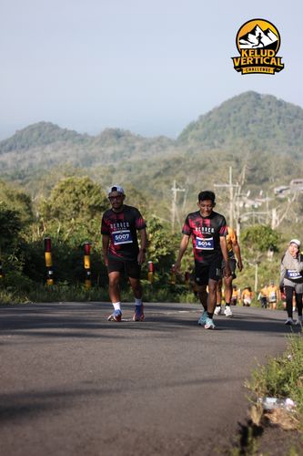 Race photo from Kelud Vertical Challenge 2024