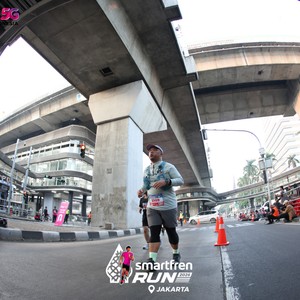 Race photo from SMARTFREN RUN 2026