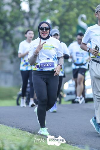 Race photo from Taman Budaya x BOGORUN 2025