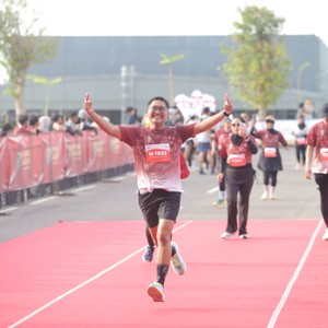 Race photo from KEDIRI HALF MARATHON 2026