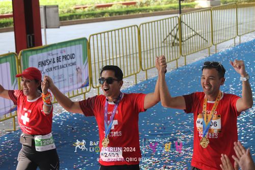 Race photo from BAF LIONS RUN 2024
