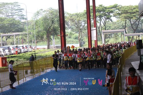 Race photo from BAF LIONS RUN 2024