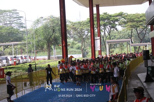 Race photo from BAF LIONS RUN 2024