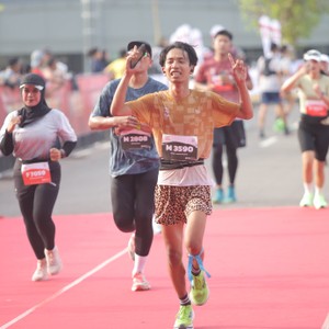 Race photo from KEDIRI HALF MARATHON 2026