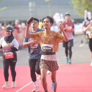 Race photo from KEDIRI HALF MARATHON 2026