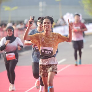 Race photo from KEDIRI HALF MARATHON 2026