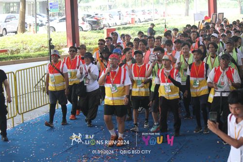 Race photo from BAF LIONS RUN 2024