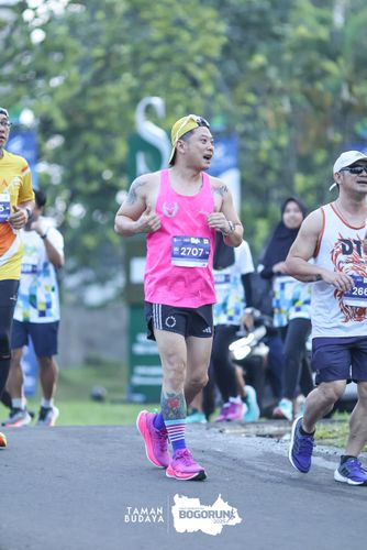 Race photo from Taman Budaya x BOGORUN 2025
