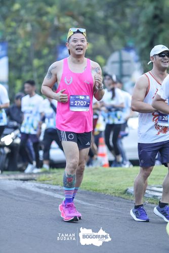 Race photo from Taman Budaya x BOGORUN 2025