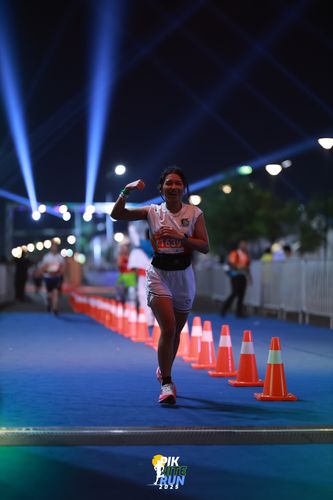 Race photo from PIK NITE RUN 2025