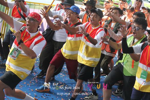 Race photo from BAF LIONS RUN 2024