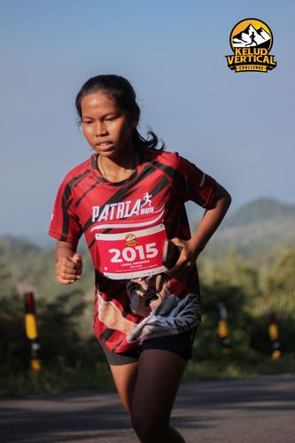 Race photo from Kelud Vertical Challenge 2024