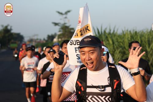 Race photo from Kediri Half Marathon 2024
