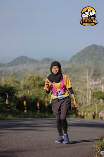 Race photo from Kelud Vertical Challenge 2024