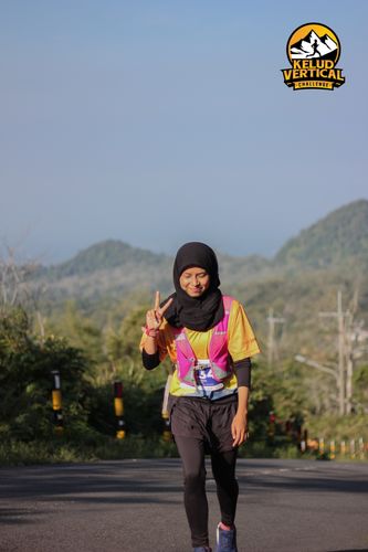 Race photo from Kelud Vertical Challenge 2024
