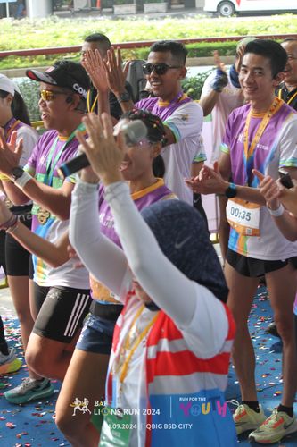 Race photo from BAF LIONS RUN 2024