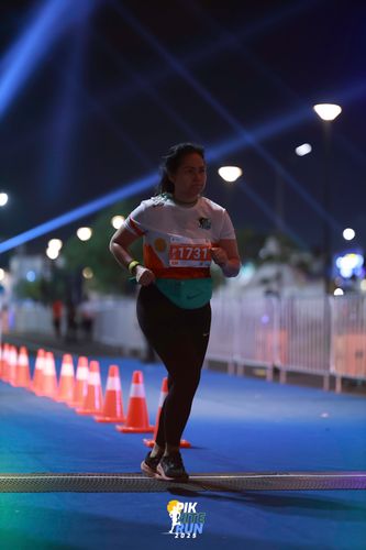 Race photo from PIK NITE RUN 2025