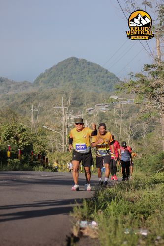 Race photo from Kelud Vertical Challenge 2024