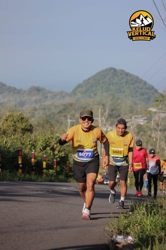 Race photo from Kelud Vertical Challenge 2024