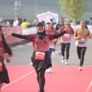 Race photo from KEDIRI HALF MARATHON 2026