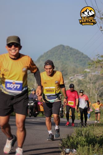 Race photo from Kelud Vertical Challenge 2024