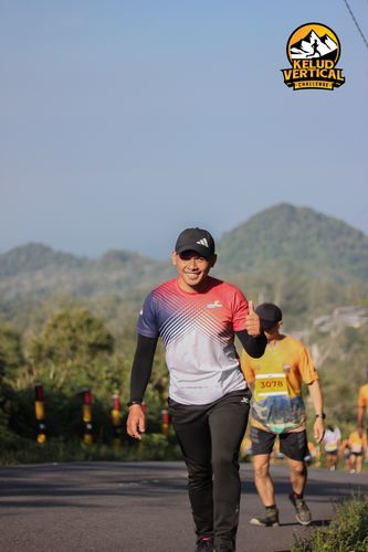 Race photo from Kelud Vertical Challenge 2024
