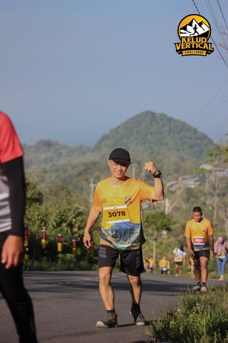 Race photo from Kelud Vertical Challenge 2024