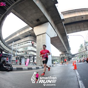 Race photo from SMARTFREN RUN 2026