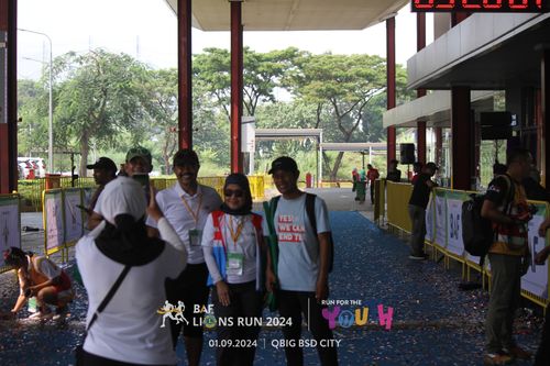 Race photo from BAF LIONS RUN 2024