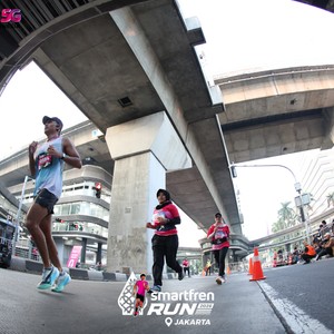Race photo from SMARTFREN RUN 2026