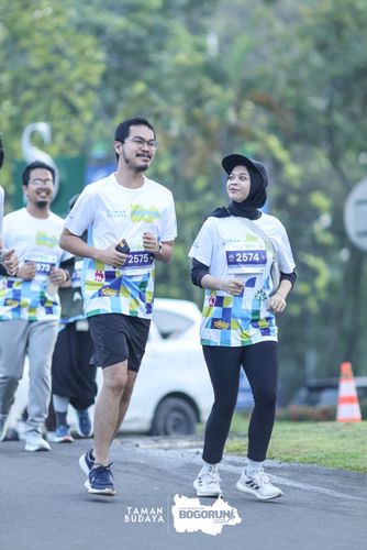 Race photo from Taman Budaya x BOGORUN 2025